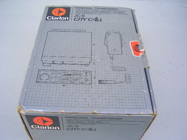 送受信可 Clarion クラリオン JB9 パーソナル 無線 固定機 箱付の落札