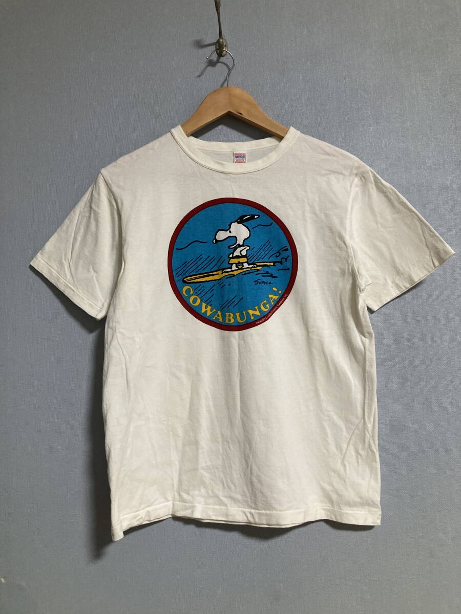 新品未使用 ウエアハウス SNOOPY ヴィンテージピーナッツ半袖スエット日本製 ☆WAREHOUSE X VINTAGE PEANUTS☆ウエアハウス ビンテージ ピーナッツ