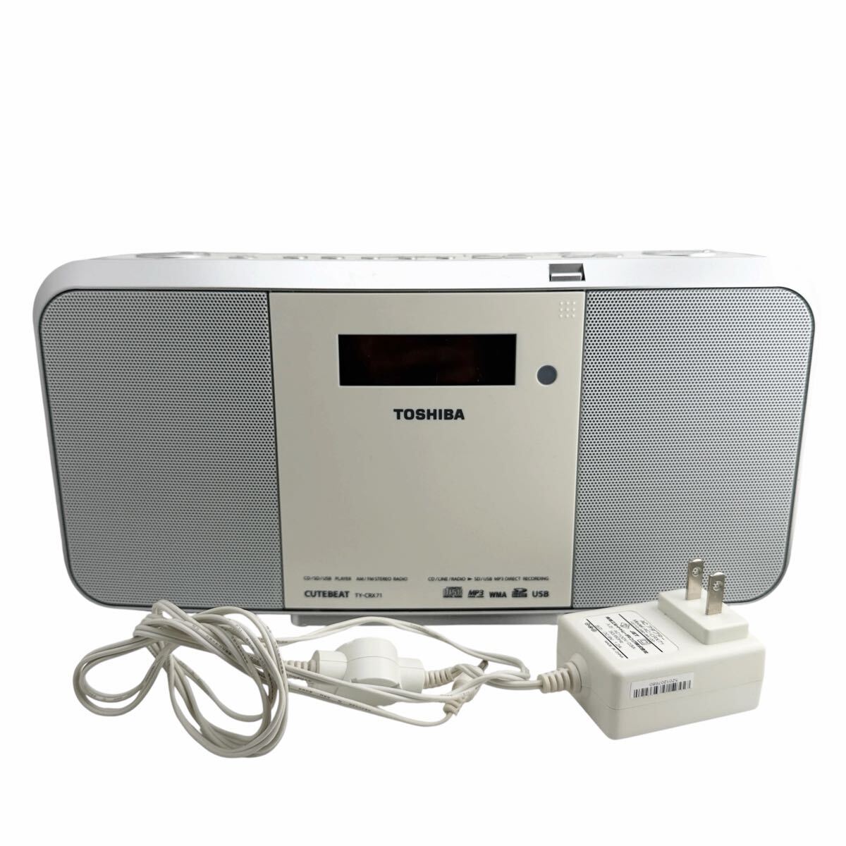 中古】TOSHIBA CUTEBEAT MP3 SD/USB/CD/RADIO TY-SDK70(K)の落札情報