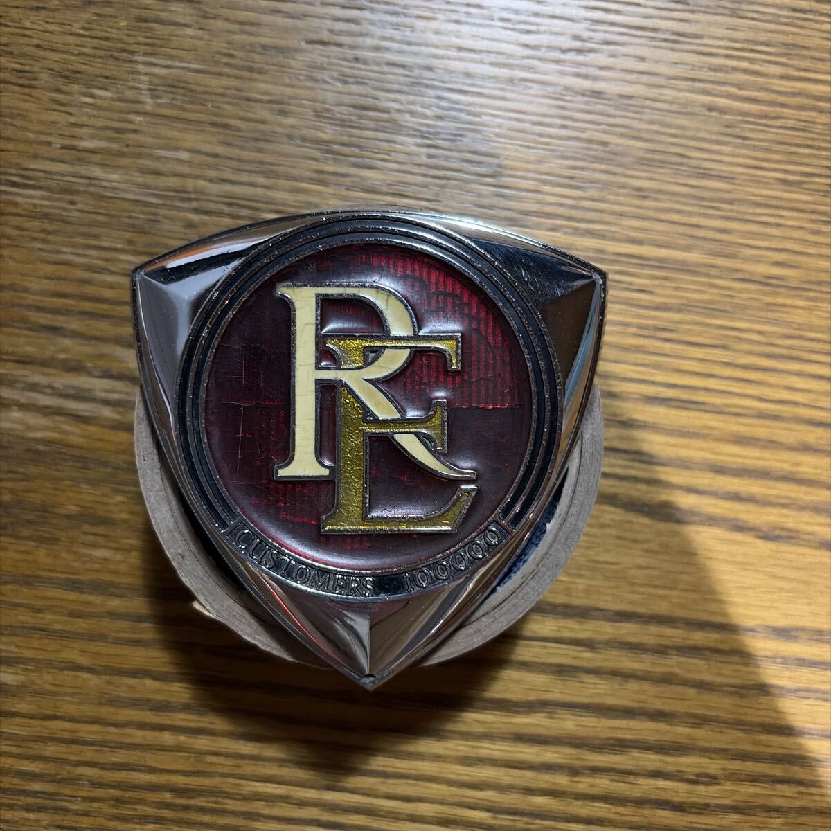 中古】絶版車 MAZDA マツダ サバンナ RX-3 純正 エンブレム 2個セット 