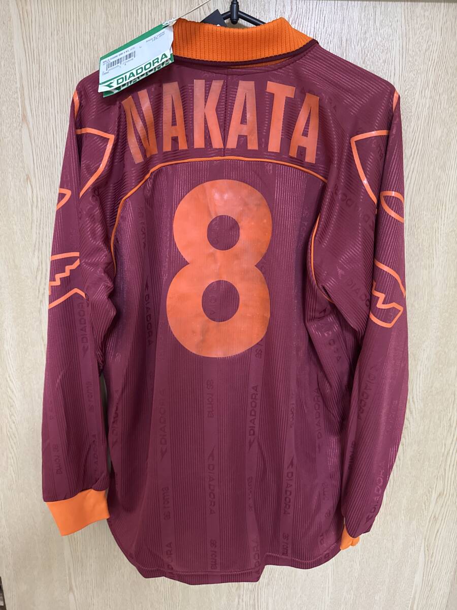 中田英寿/NAKATA 直筆サイン入り ペルージャ/イタリア 半袖サッカー