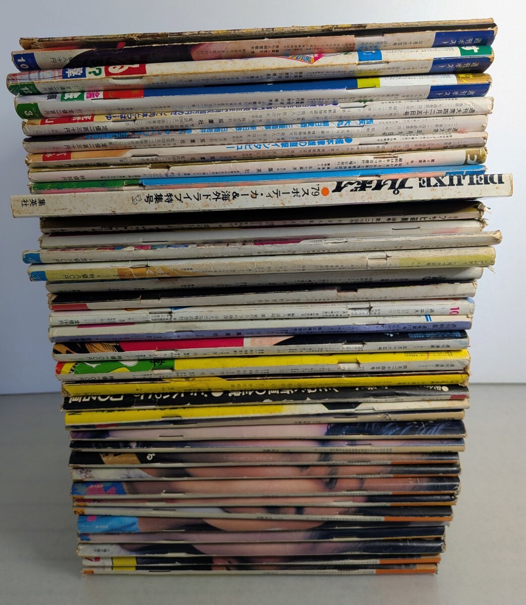 昭和レトロ 古本 13冊 雑誌 週刊誌 サンデー毎日 週刊朝日 週刊