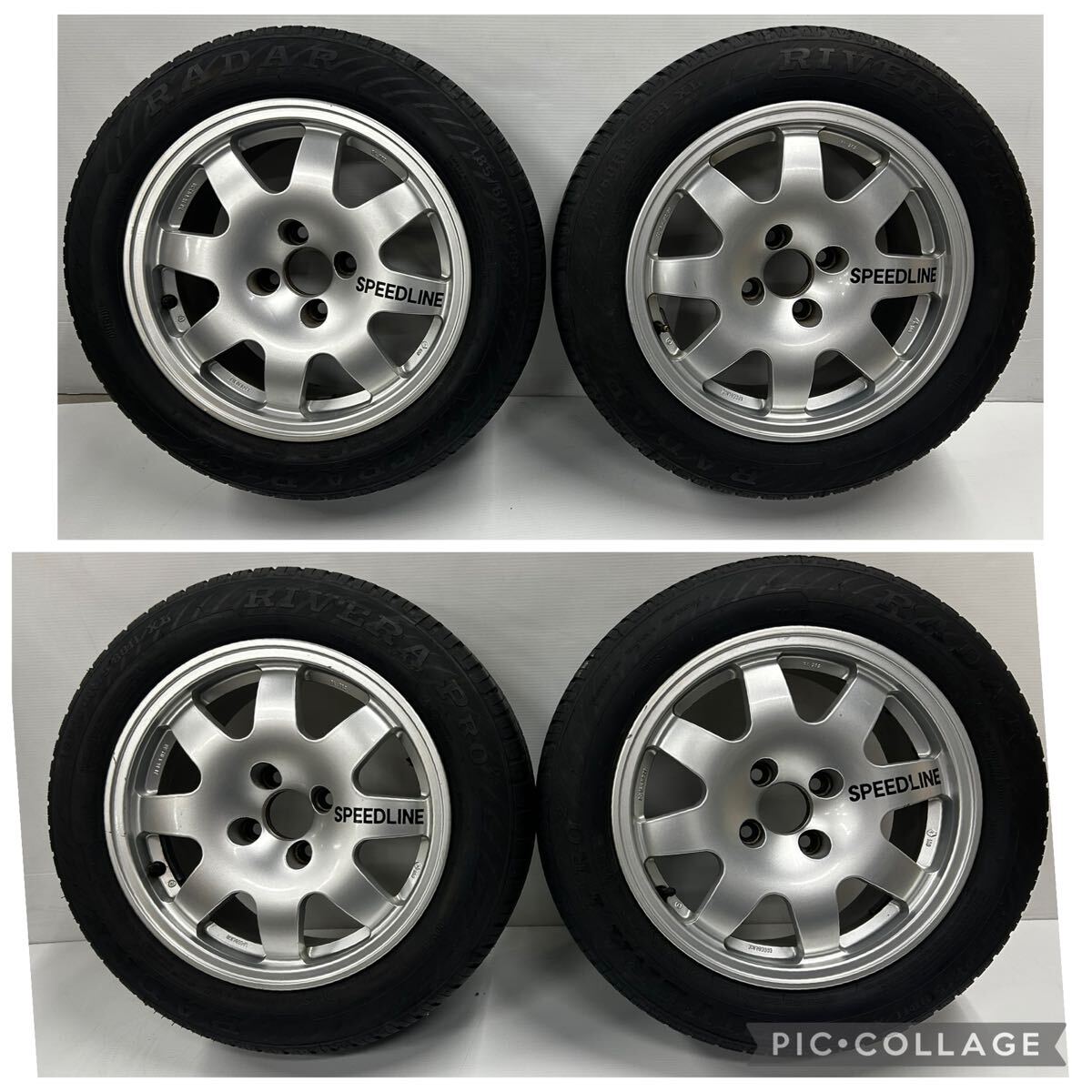 ☆中古 スピードライン 17インチホイール4本 PCD100 5穴 7J +48 ☆中古 スピードライン 17インチホイール4本 PCD100 5穴 7J +48