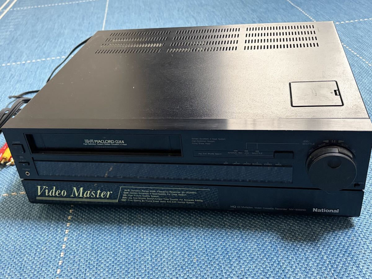 中古】□昭和レトロ□ナショナル National VHS ビデオデッキ NV-850HD