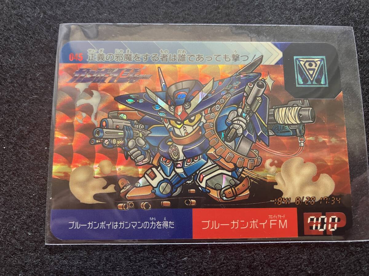 mF339a [希少] SDガンダム ガン消し ブルーガンボイ / 時空伝ガン