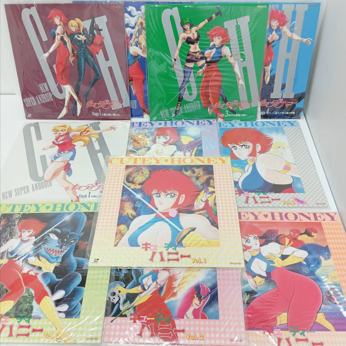 新品】未開封LD キューティーハニーF(フラッシュ) vol.1 BOX付の落札