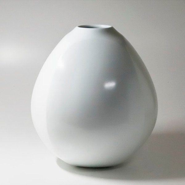 新品】人間国宝【前田昭博】最上位作 白瓷面取珈琲碗 優品！ 共箱 保証
