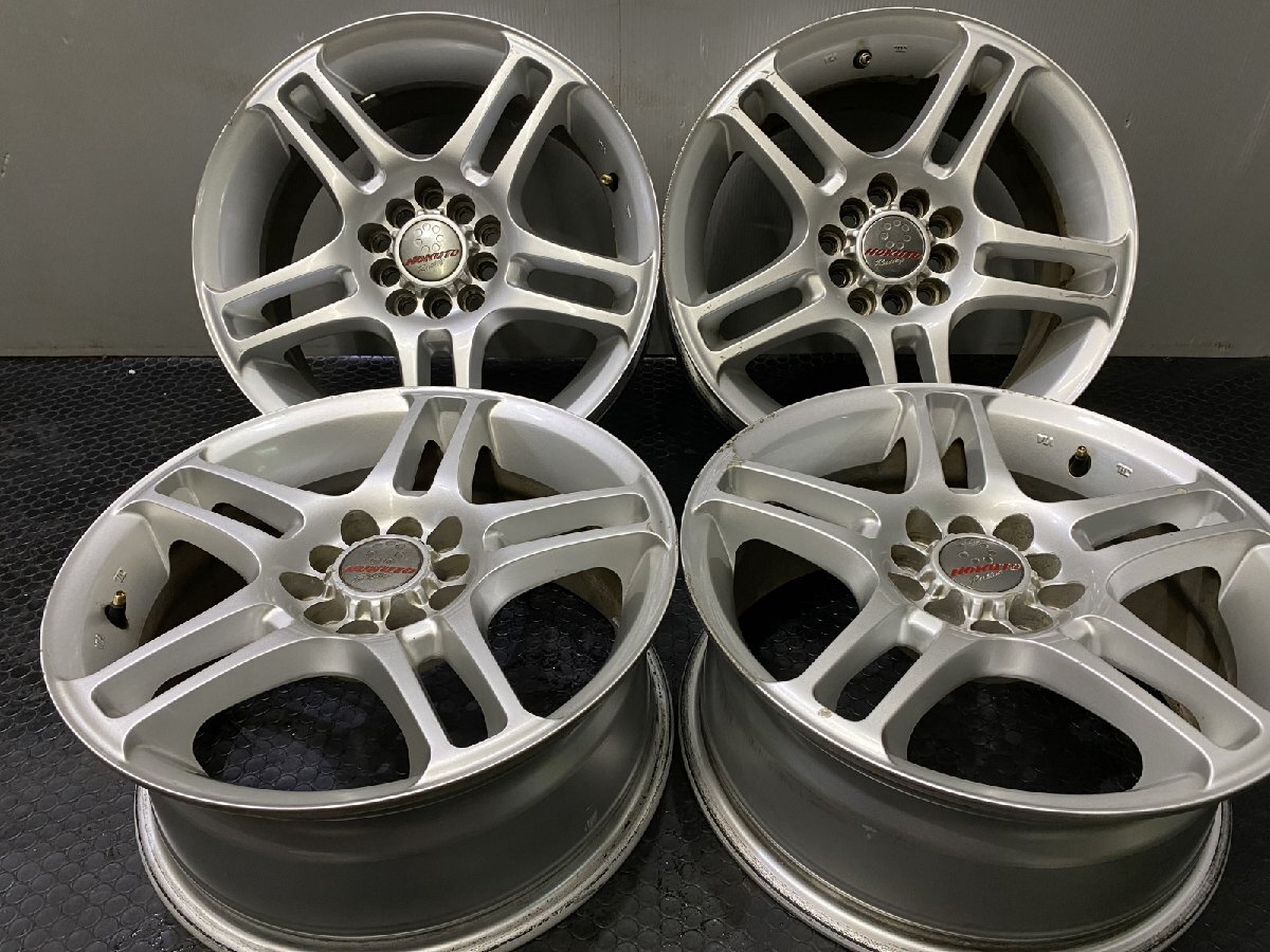 ホクトレーシング カタナ 16インチ 7J OFF+40 4H 100・114.3 マルチ 4 