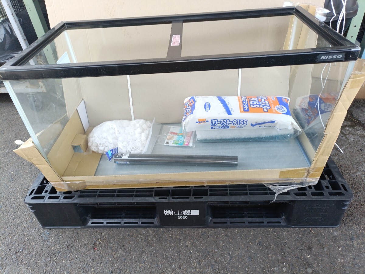 中古】中古 水槽 ニッソー NS-7M 60×45×45cm ペット用品 越谷発[r+]