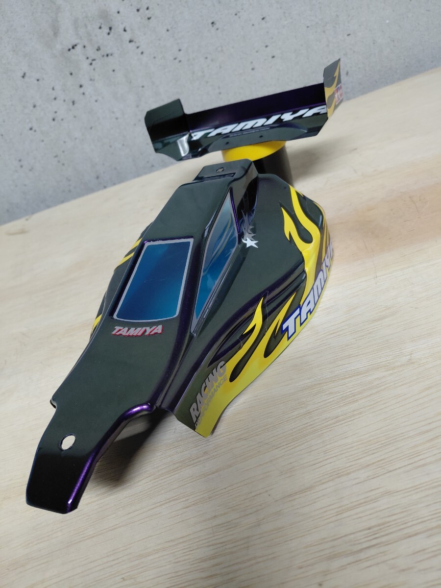 タミヤ サンドバイパー塗装済みボディ+ウイング DT-02 TRF201 用 未