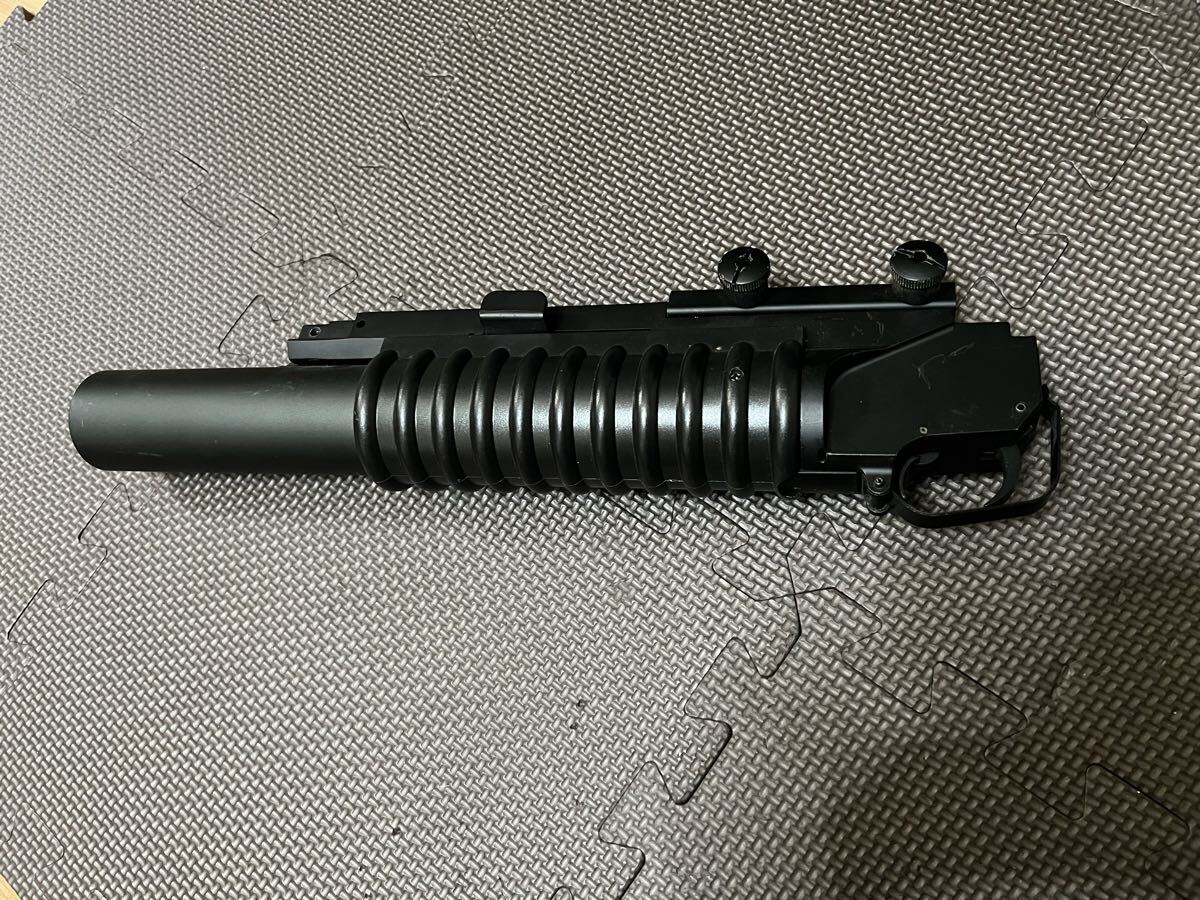 中古美品 東京マルイ製 次世代電動ガン SCAR-H グレネードランチャーと
