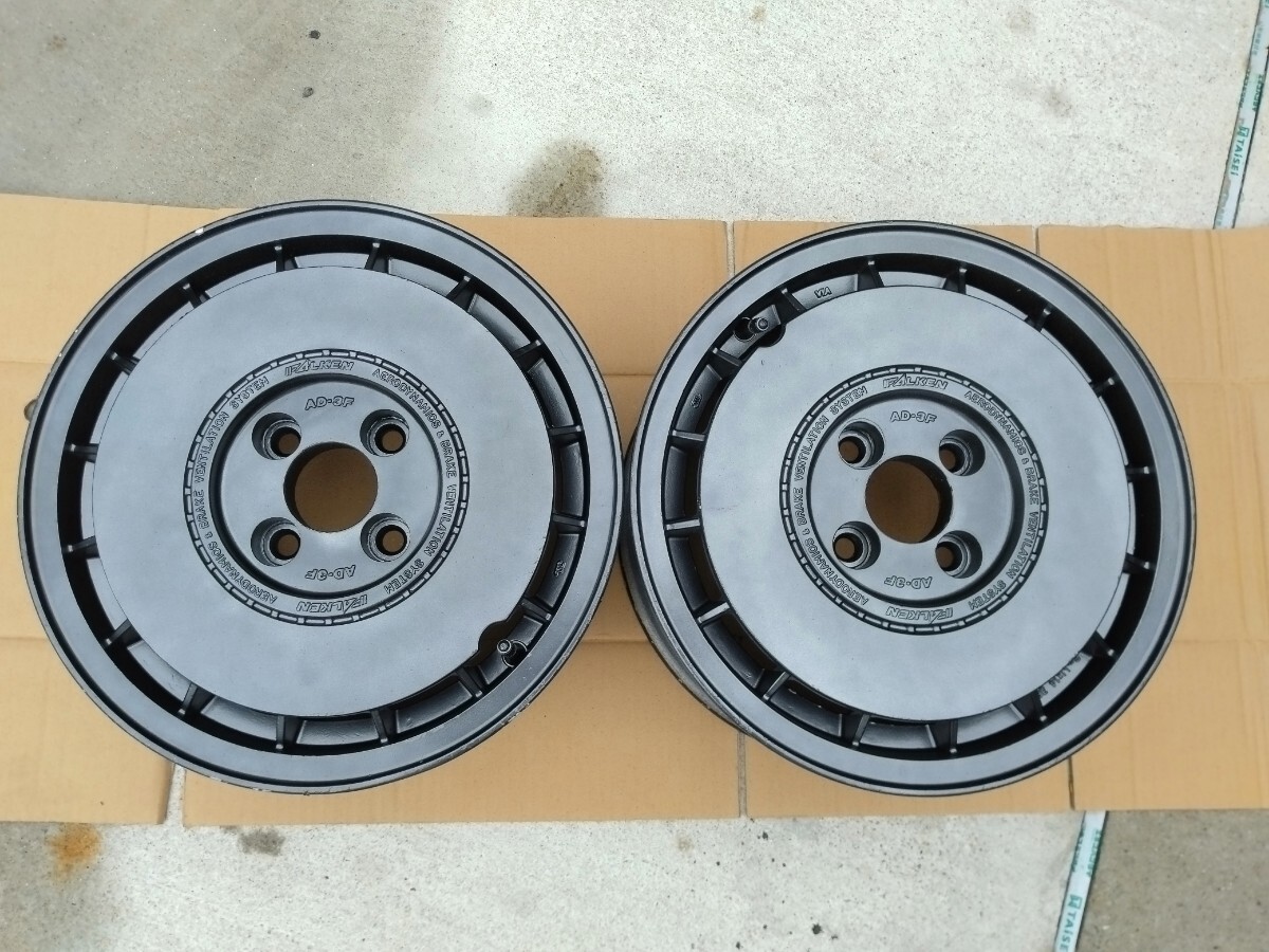 F204○ADVAN ディッシュ○14インチ1本○6J PCD114.3 OFF+15