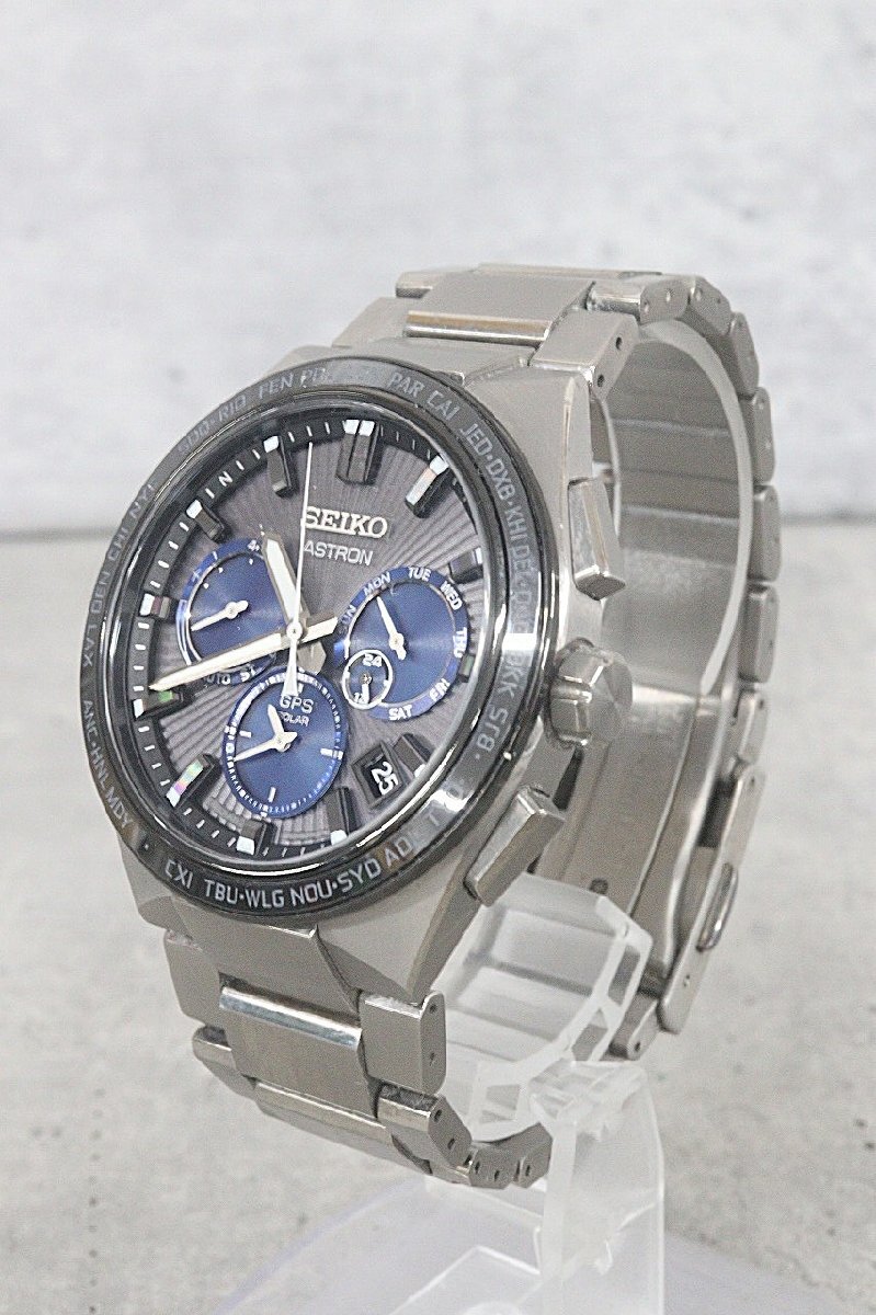☆SEIKO セイコー 5Y89-0AY0 クオーツ シェル文字盤 逆輸入品 余りゴマ