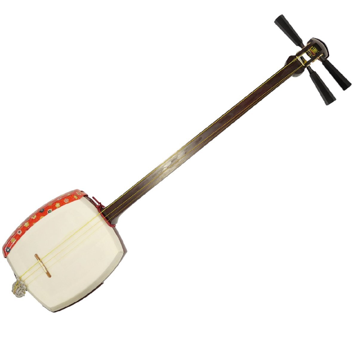 中古】3○出来の良い 桑製 組立式 見台 布袋付○譜面台 和楽器 三味線