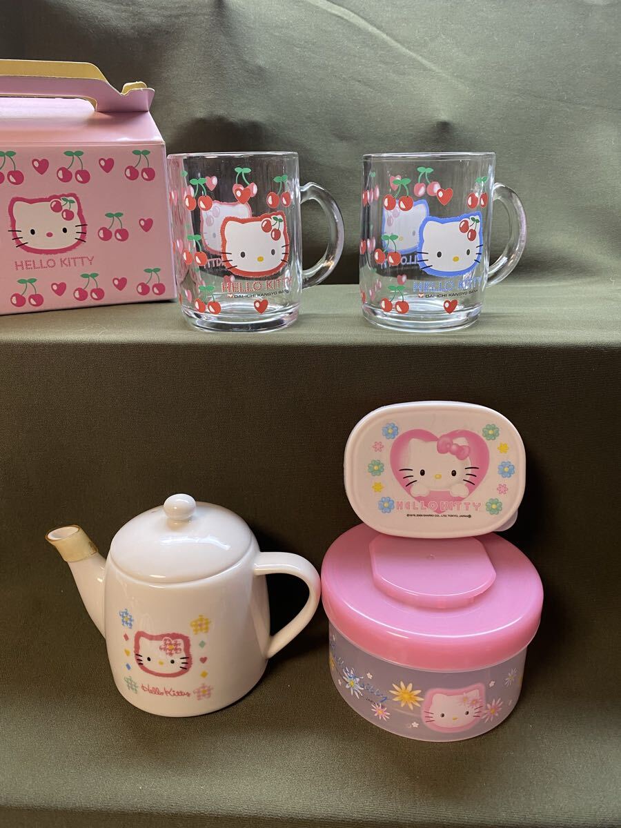 新品】即決□第一勧業銀行ノベルティ☆ハローキティ☆グラス2個セット