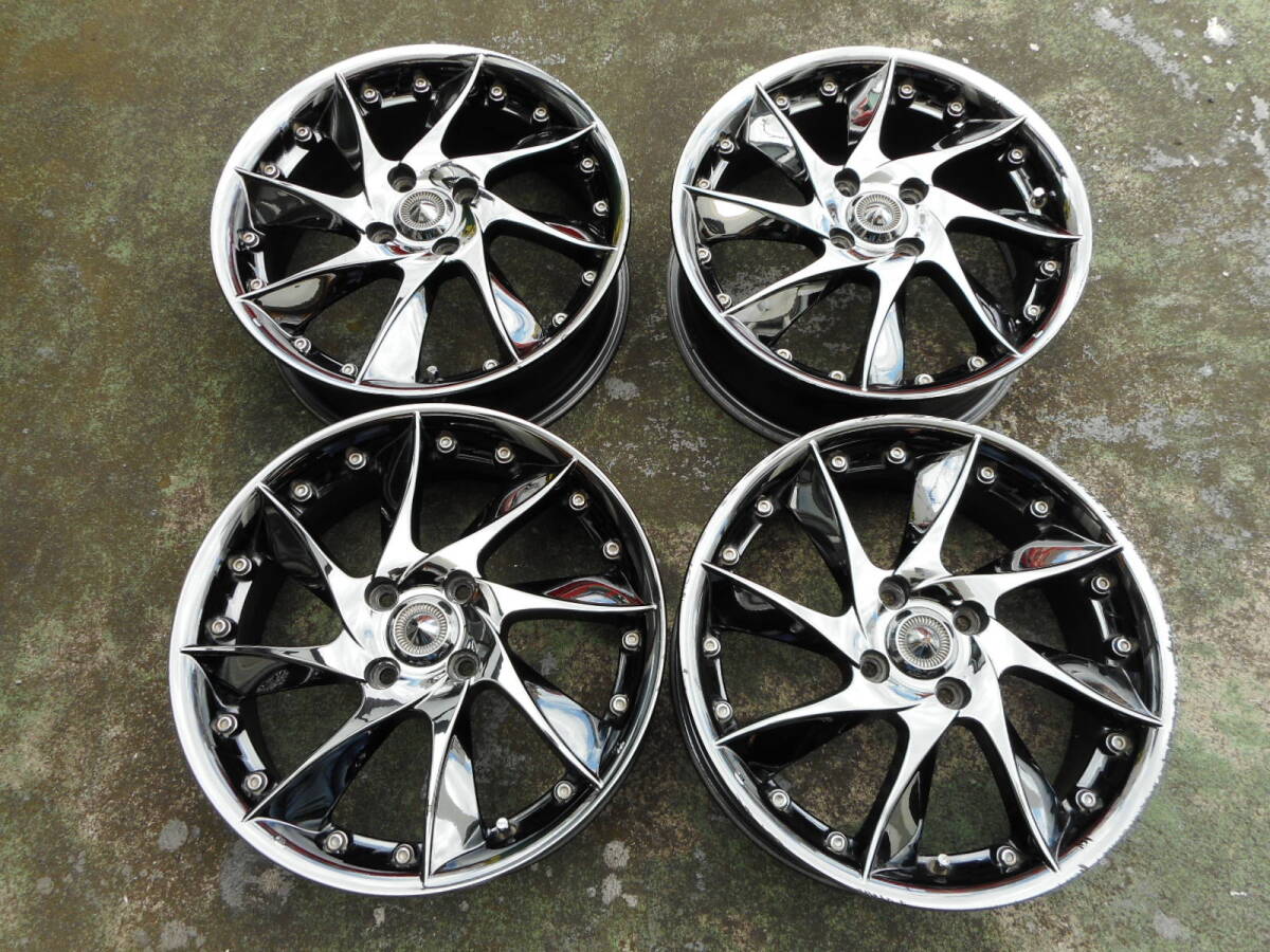 ☆RAYS製 Griffony メッキ系 15インチ 4穴 ☆15in 5.5J OFF+45 PCD100 ☆RAYS製 Griffony メッキ系 15インチ 4穴 ☆15in 5.5J OFF+45 PCD100