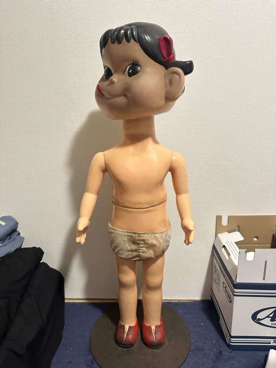 自宅保管品】激レア 店頭ペコちゃん 店頭用ペコちゃん 等身大 110㎝の