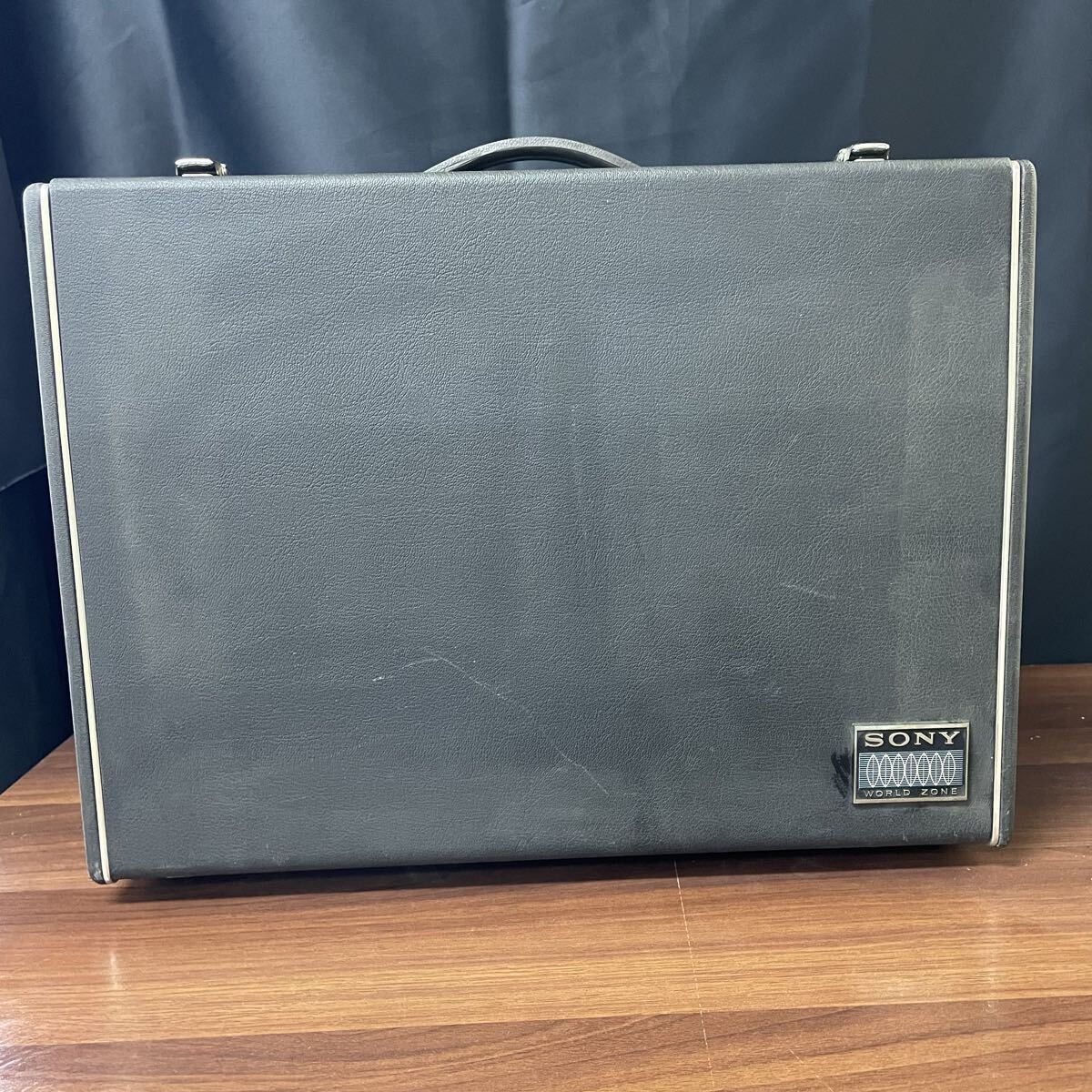 希少！SONY AM薄型アンティークラジオ ICR-D9 動作品 専用ケース付き