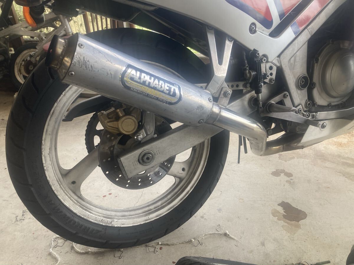 CBR250RRマフラー MC22横浜ライニング アルファベッターマフラー 