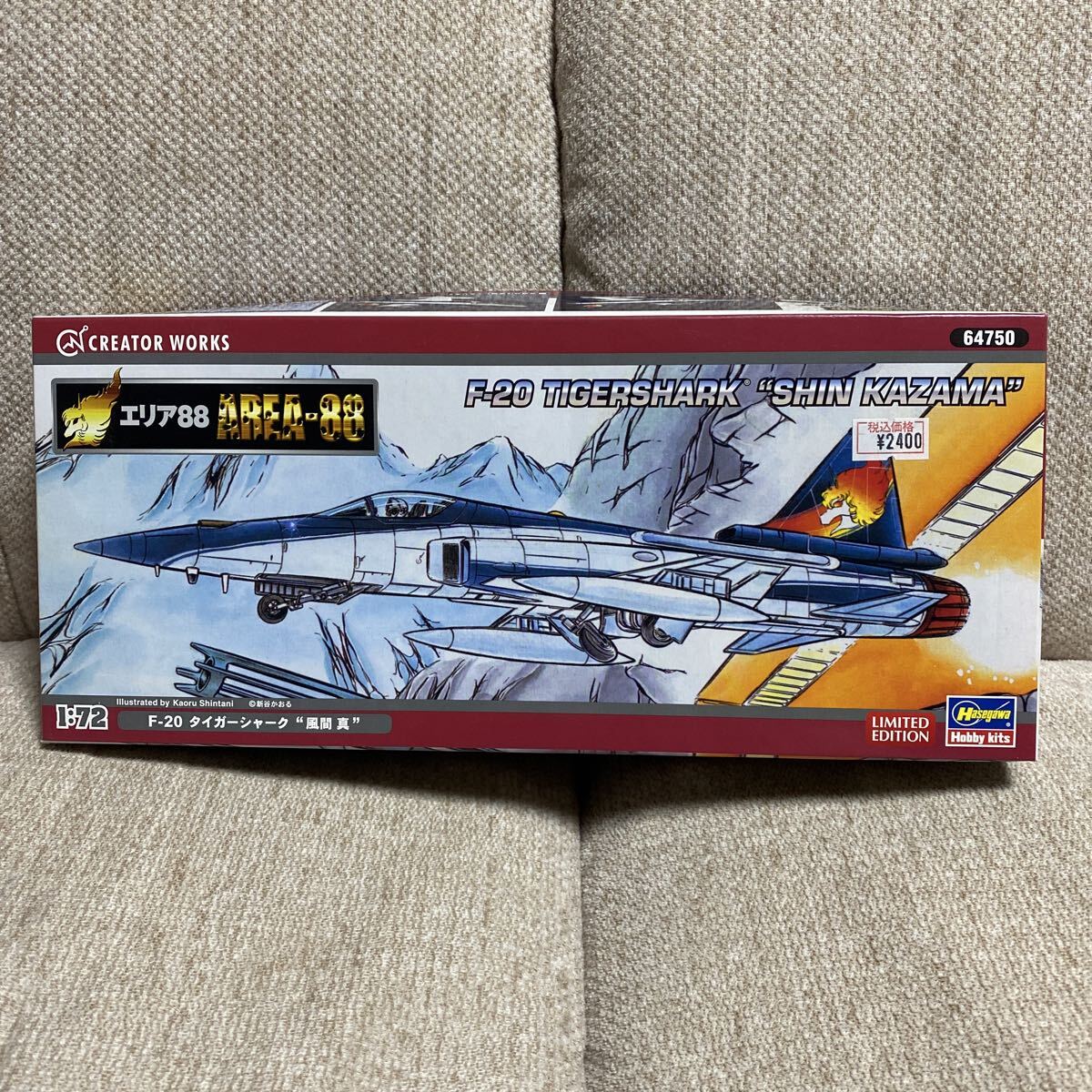 新品】デメテル 1／144 エリア88 F-20 タイガーシャーク 風間 真機 の