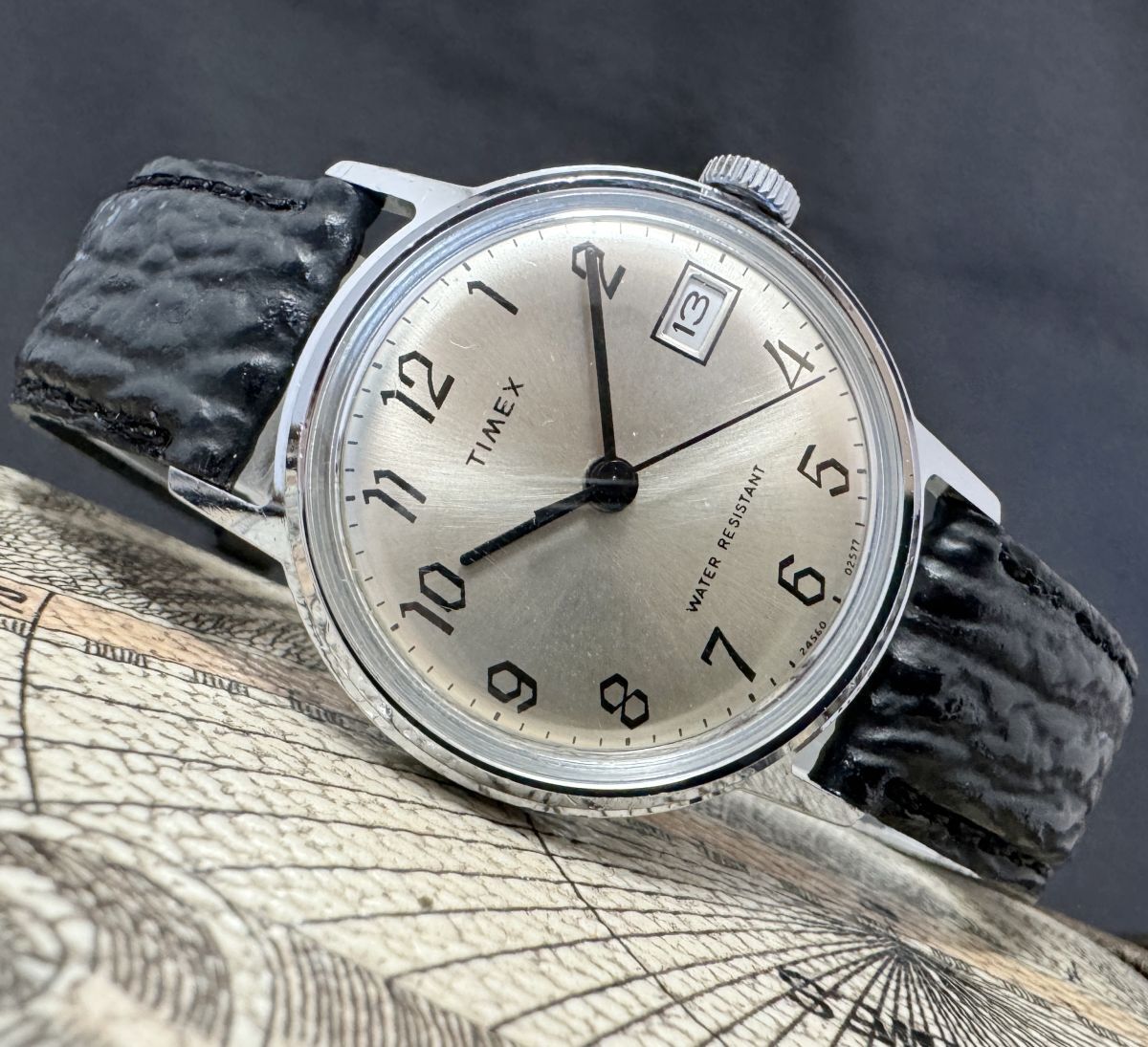 70's TIMEX タイメックス ブラックダイヤル 1971年イギリス製