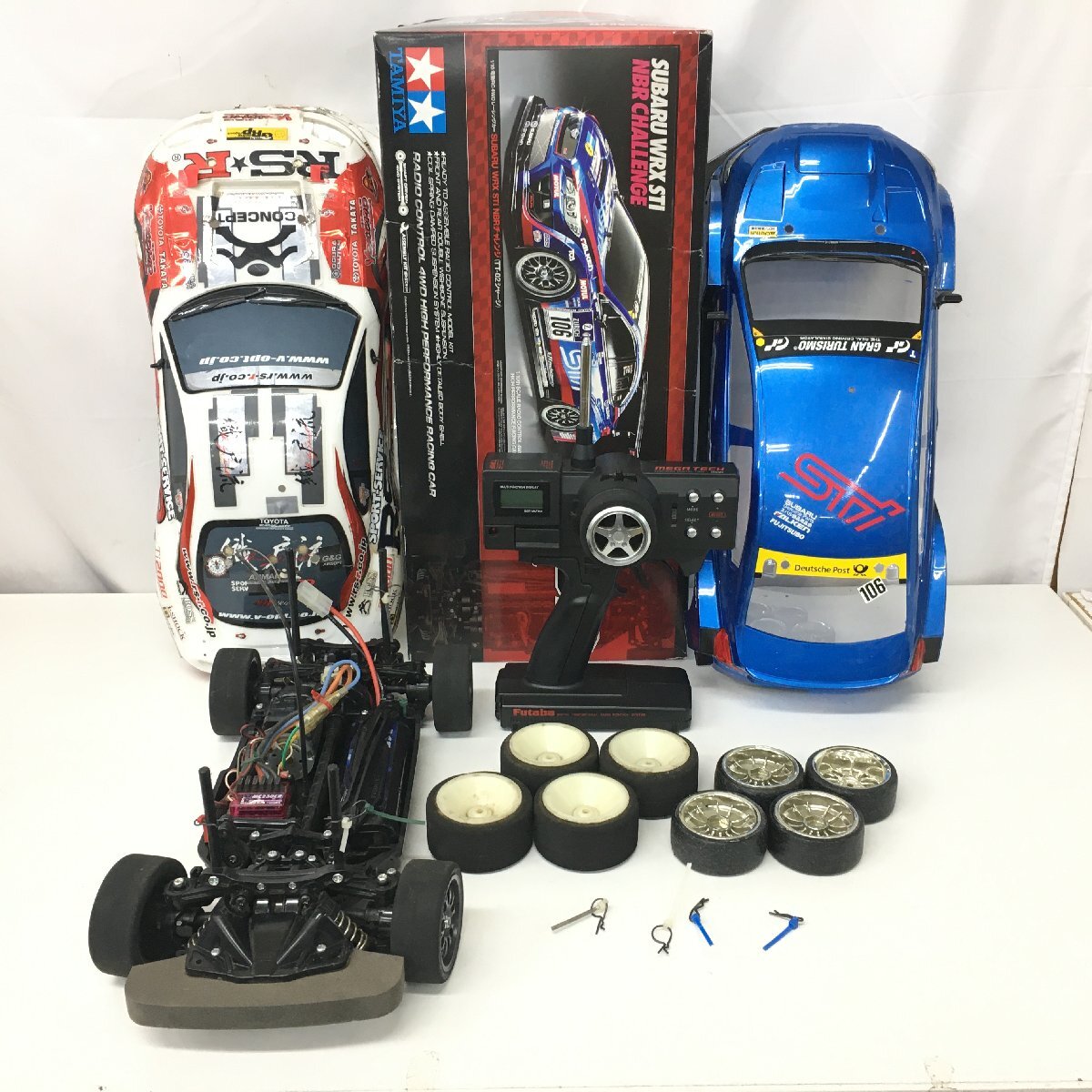 新品】塗装済み 未走行ボディ タミヤ SUBARU WRX STI NBR CHALLENGE
