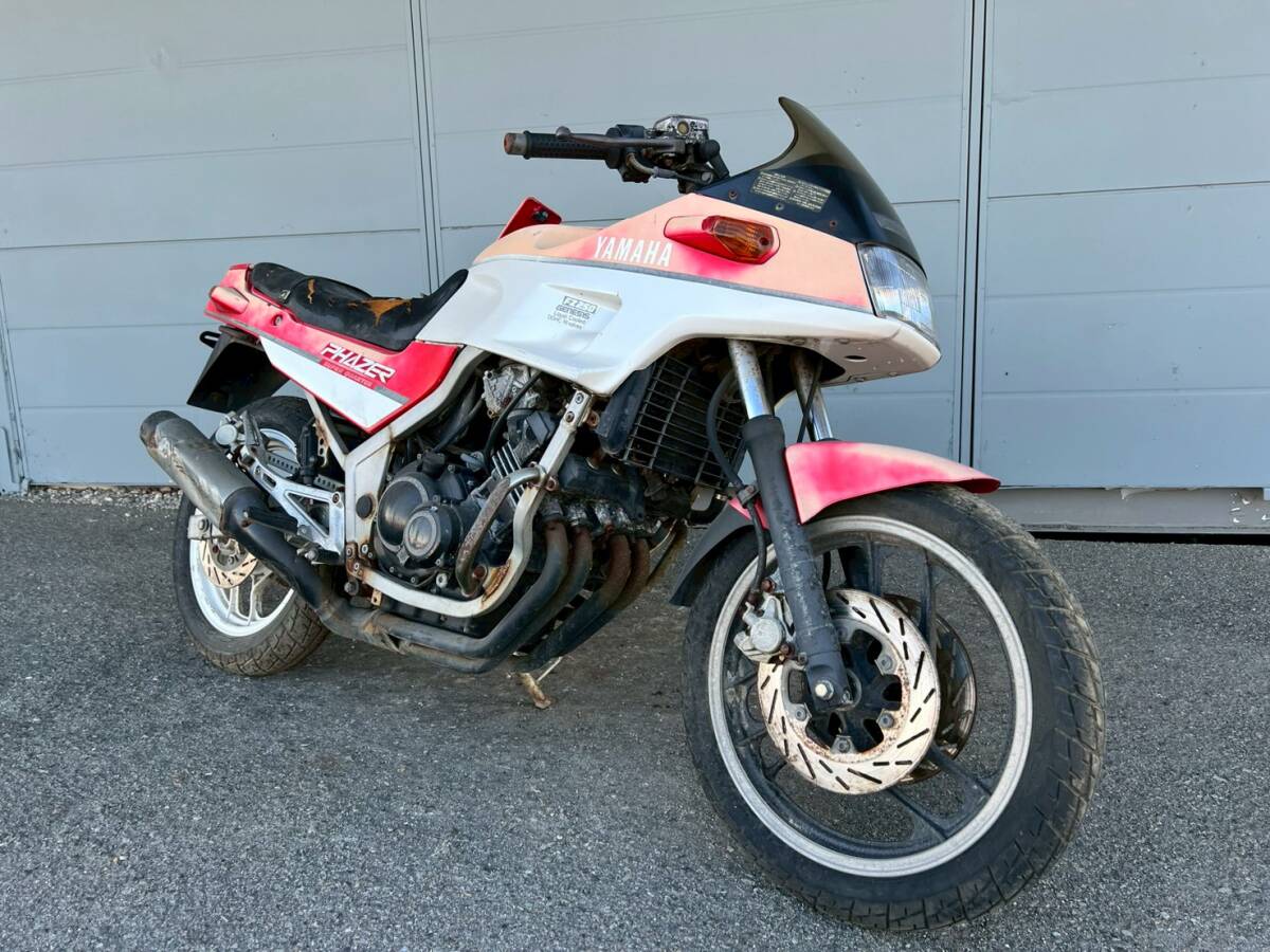 中古】FZR250 WEST POWER ウエストパワー 集合マフラー 希少 FZ250 