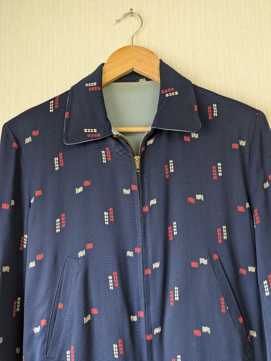 新品】新品未使用タグ付き 音符柄 オープンカラーシャツ ロカシャツ