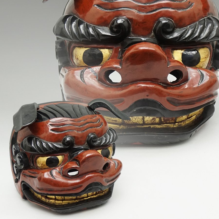 中古】【琴》古美術品 木彫獅子頭 IU522の落札情報詳細 - Yahoo