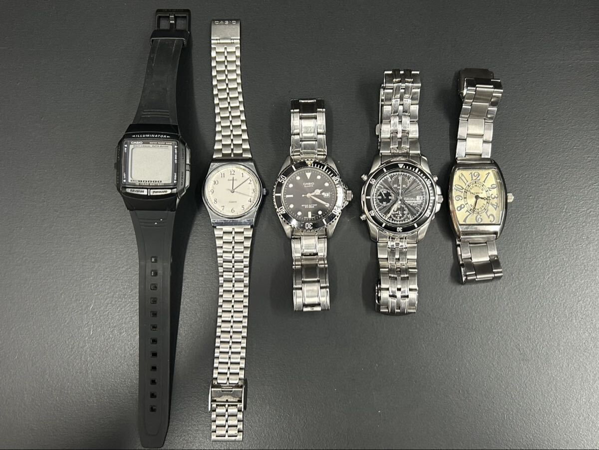 CASIO DATA BANK カシオ データバンク ABC-31 クォーツ デジアナ