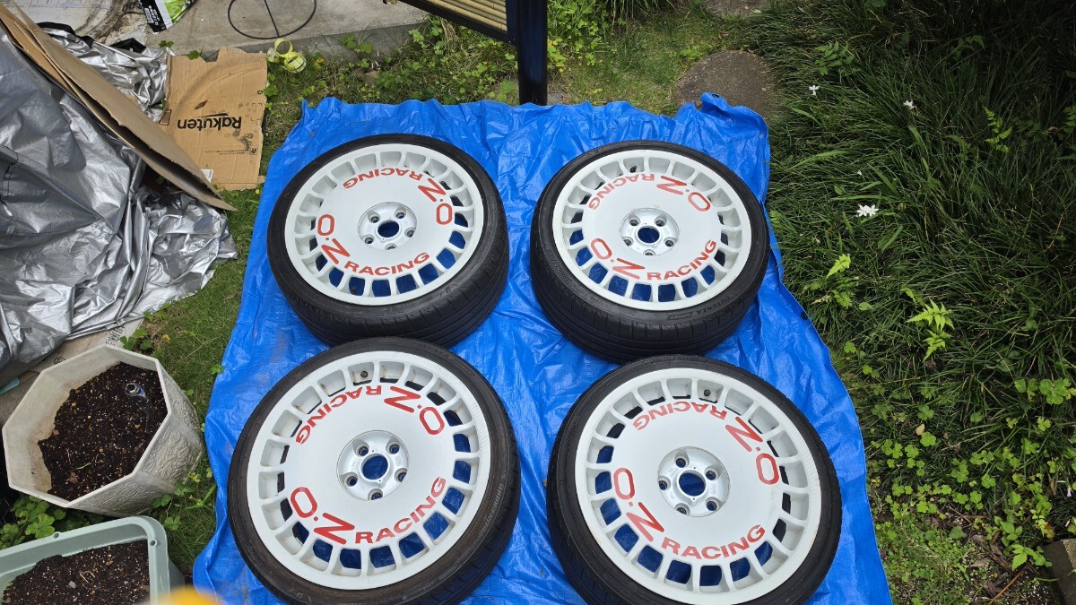 OZ ラリーレーシング 15インチ 4本セット PCD100 4H 7j +35 RALLY 