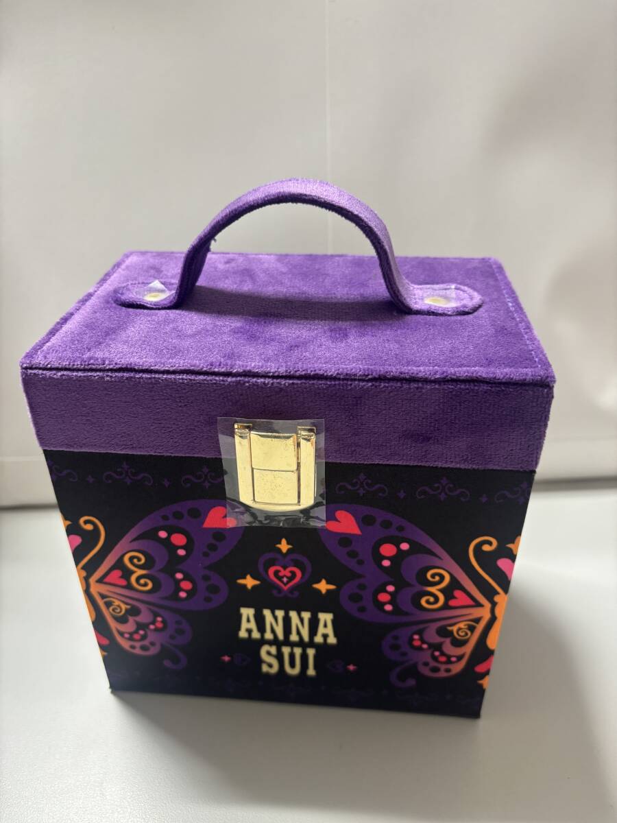 新品】新品未使用 ANNA SUI アナスイ 水筒 ボトル 黒 紫 花柄 薔薇