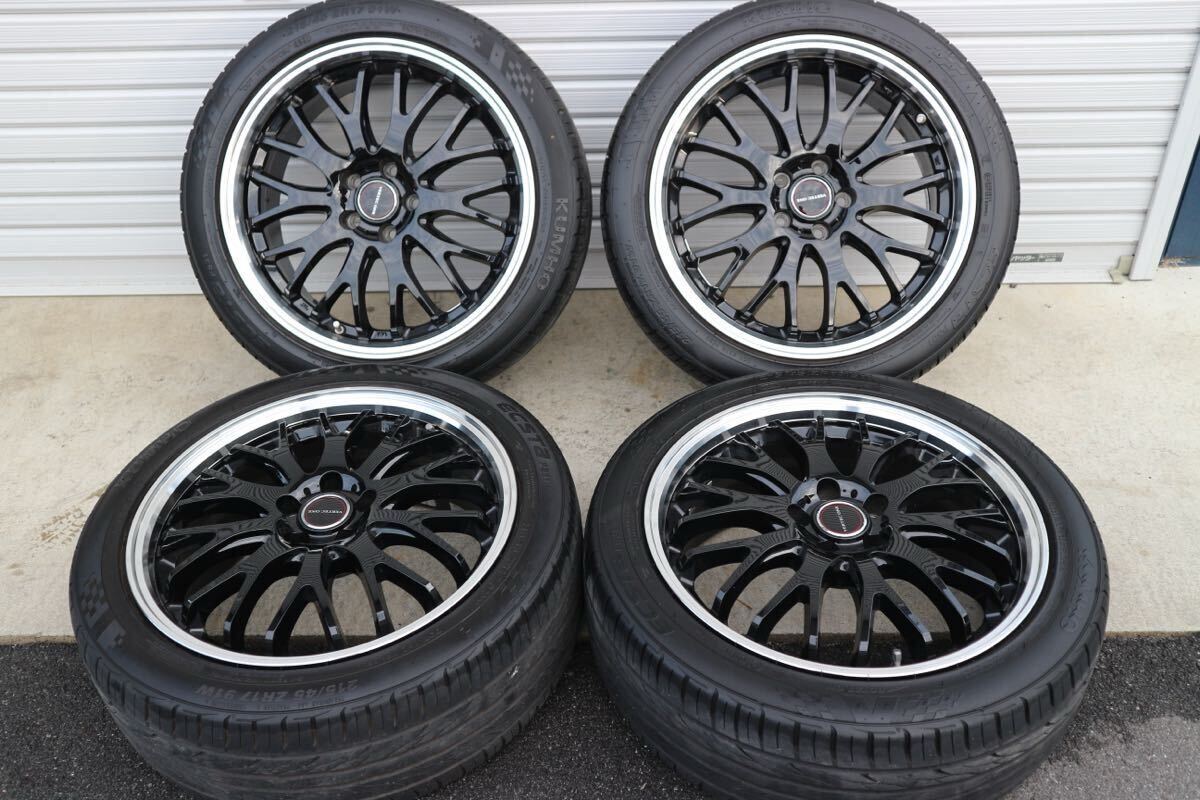 クレンツェ LXZ 521EVO 5.5-16+45 6.0-16+40 4/100 4H100 クムホ ECSTA 