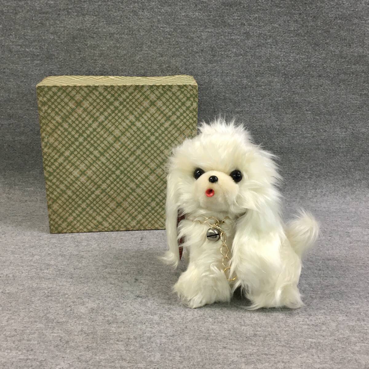 長期保管品☆ビーシーバンダイ 犬 ぬいぐるみ お手入れワンちゃん☆の