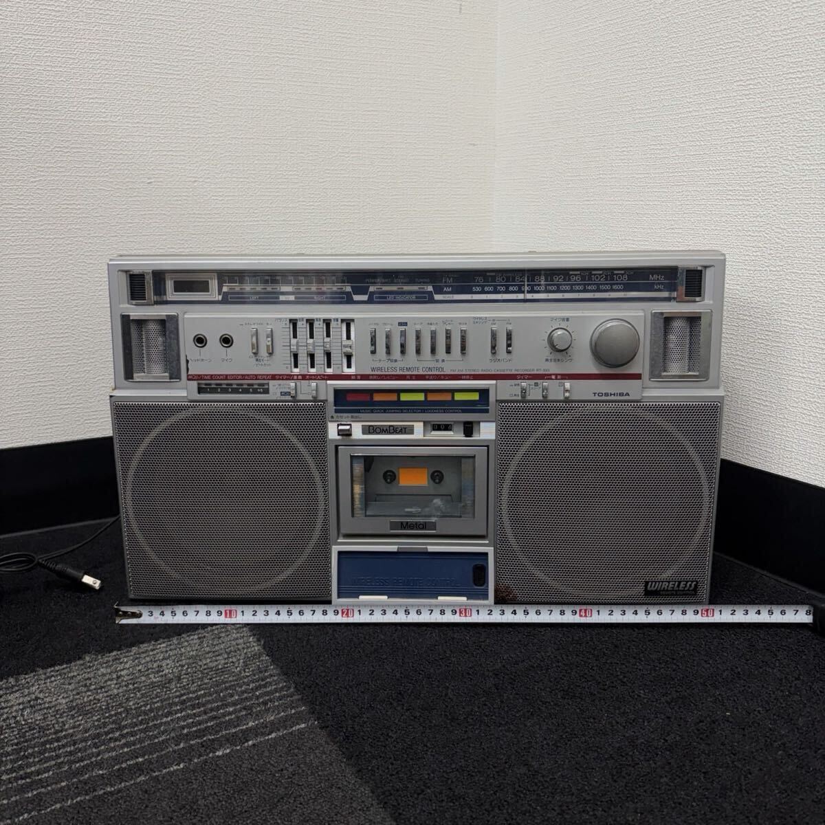 侍】 ヴィンテージ 昭和レトロ SONY ソニー ラジカセ CFS-V3 ステレオ