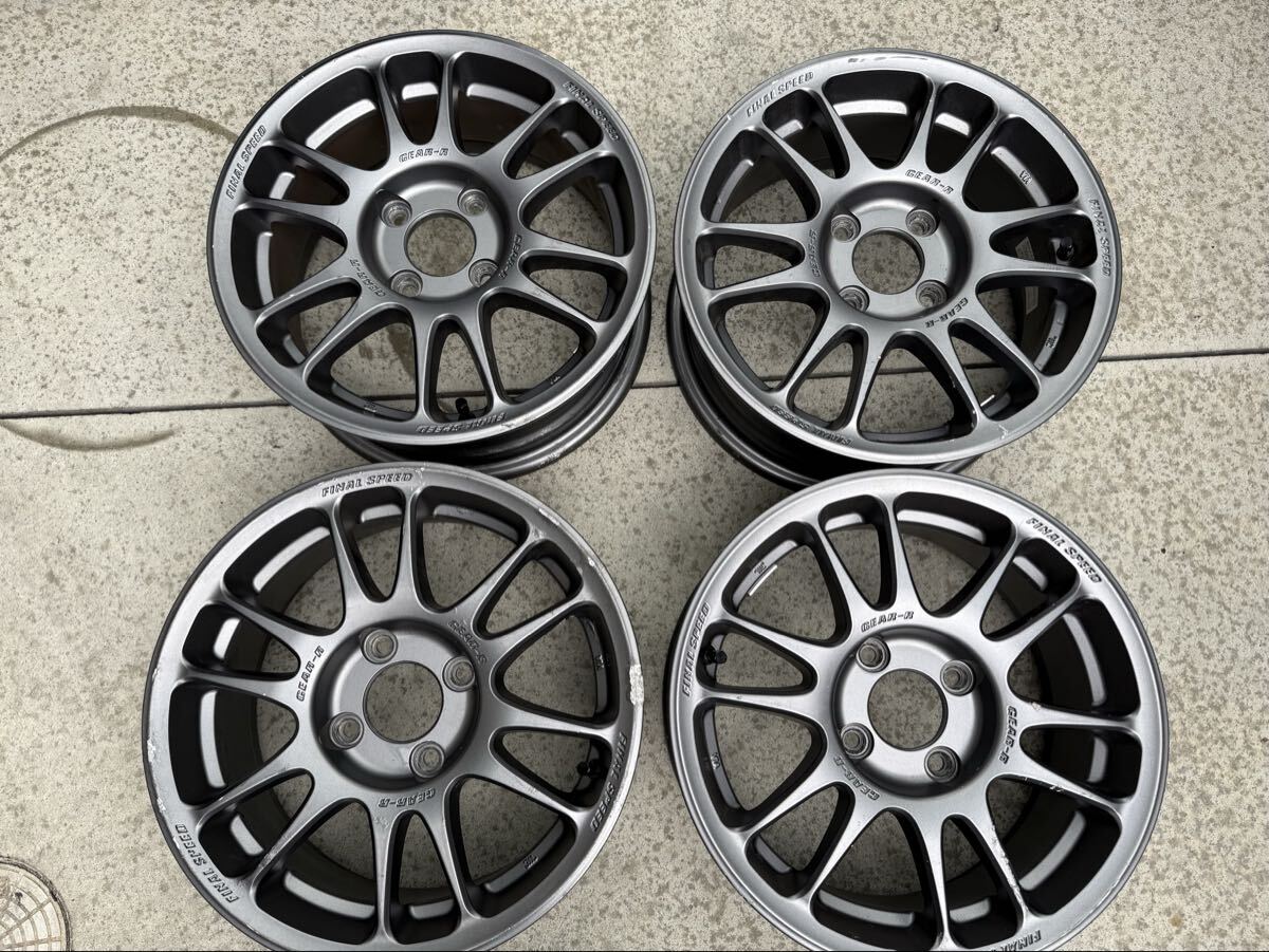 ☆ファイナルスピード☆A-TECH☆14インチ×5J 4穴 PCD100 165/55R14 