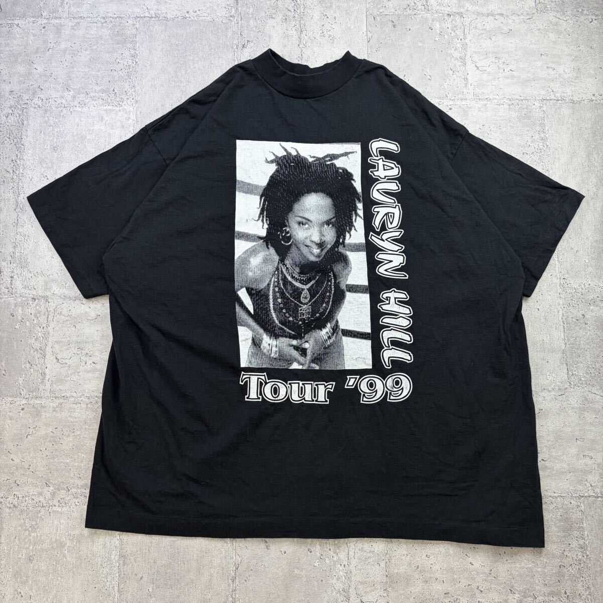 90sローリンヒルLauryn Hill ビンテージ バンドTシャツ フージーズ 中古】FUGEES Tシャツ（USED ヴィンテージ フージーズ ローリン・ヒル