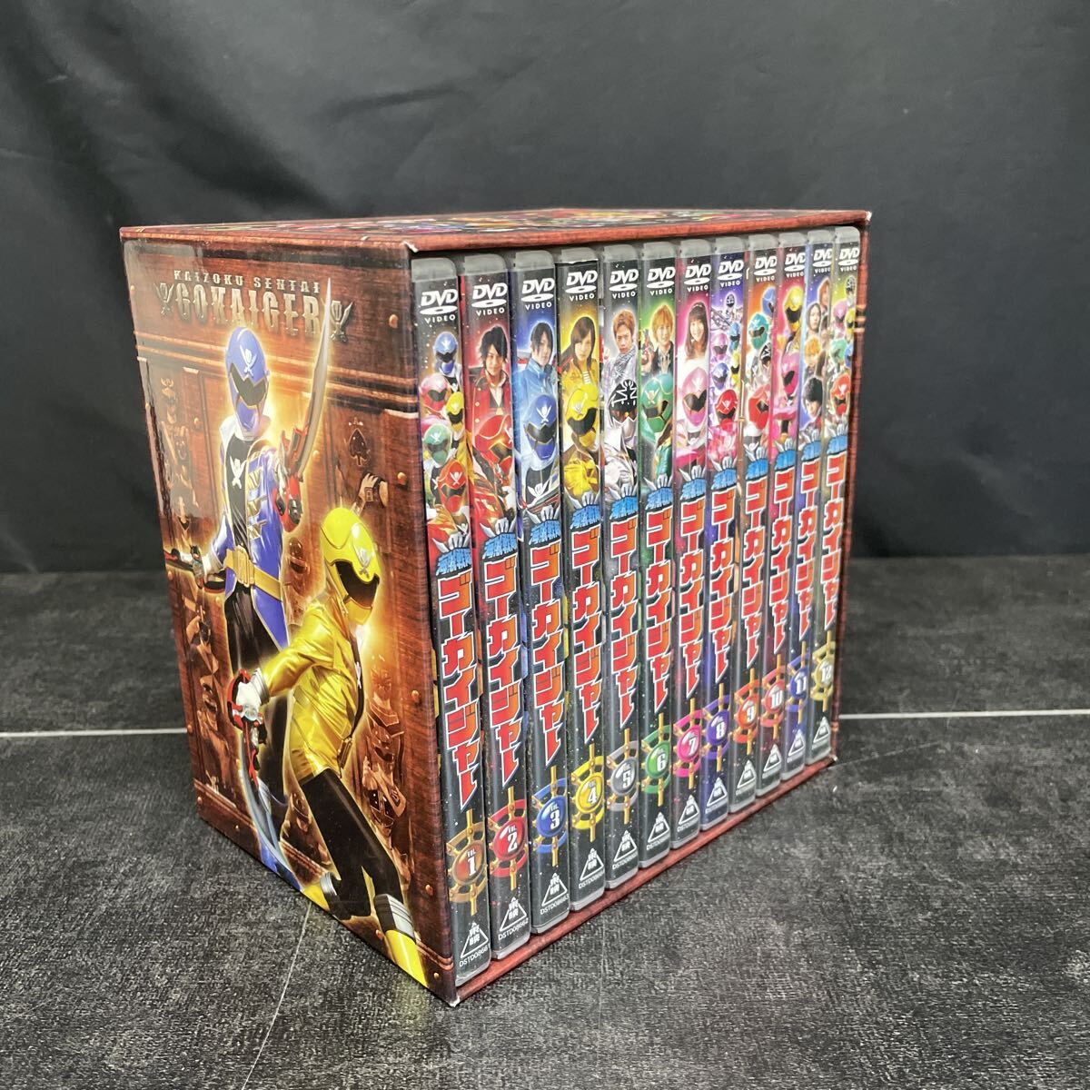 ☆美品！☆海賊戦隊ゴーカイジャー 初回限定版 DVD 全12巻セット！収納