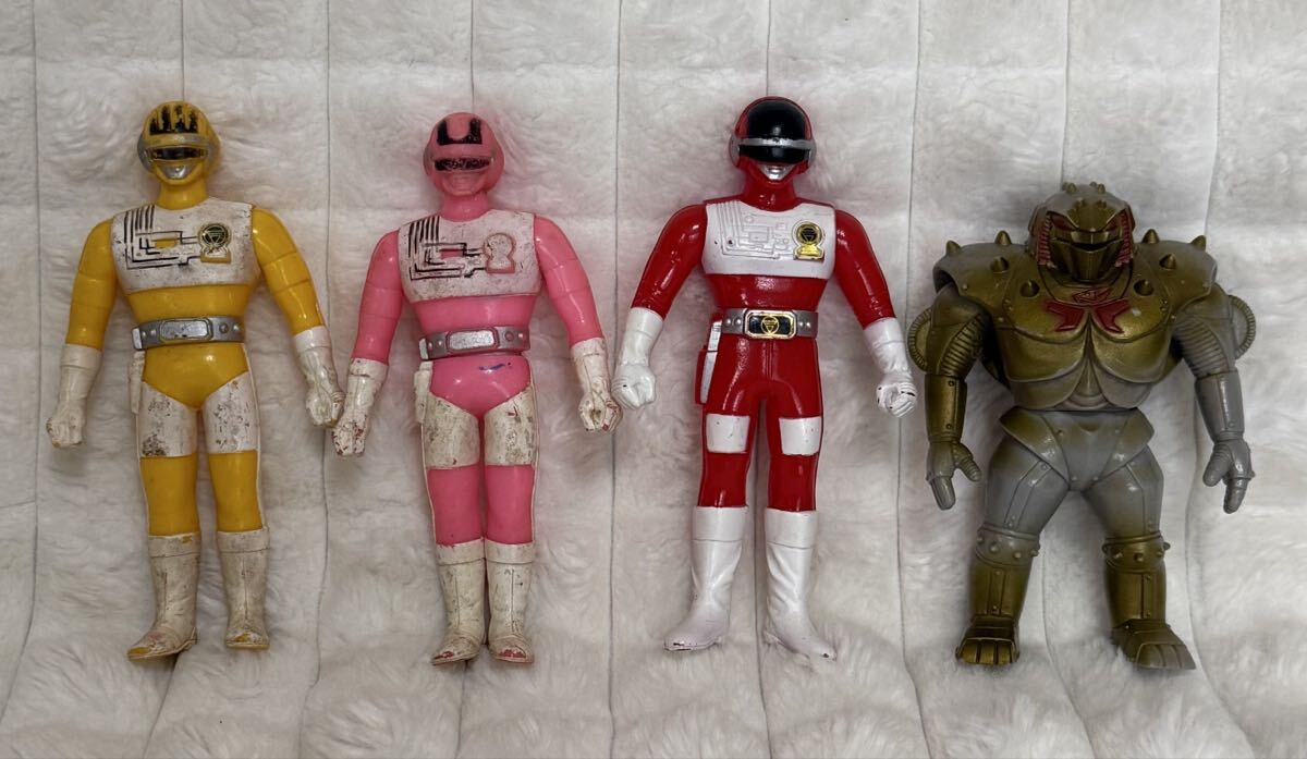 ソフビ バンダイ 超電子バイオマン 6体セット バイオマン×3 メッツラー