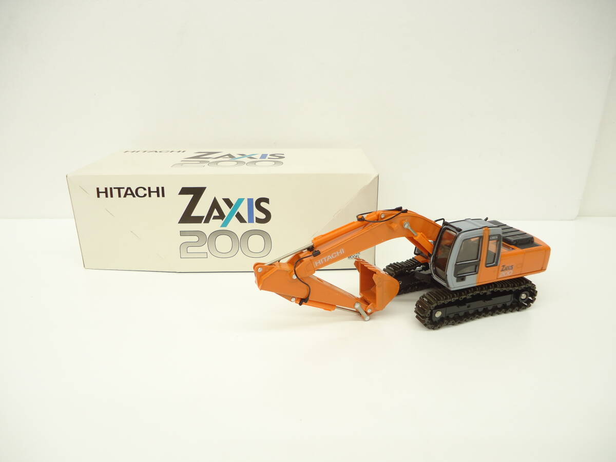 やや傷や汚れあり】1/35 HITACHI 日立建機 ZAXIS 75 UR ショベルカー