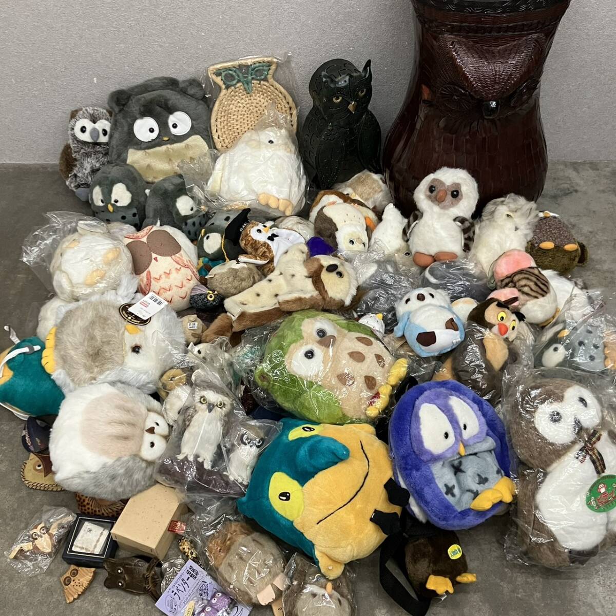 中古】やまね工房◇えぞふくろう ひな 梟 フクロウ ぬいぐるみ 人形