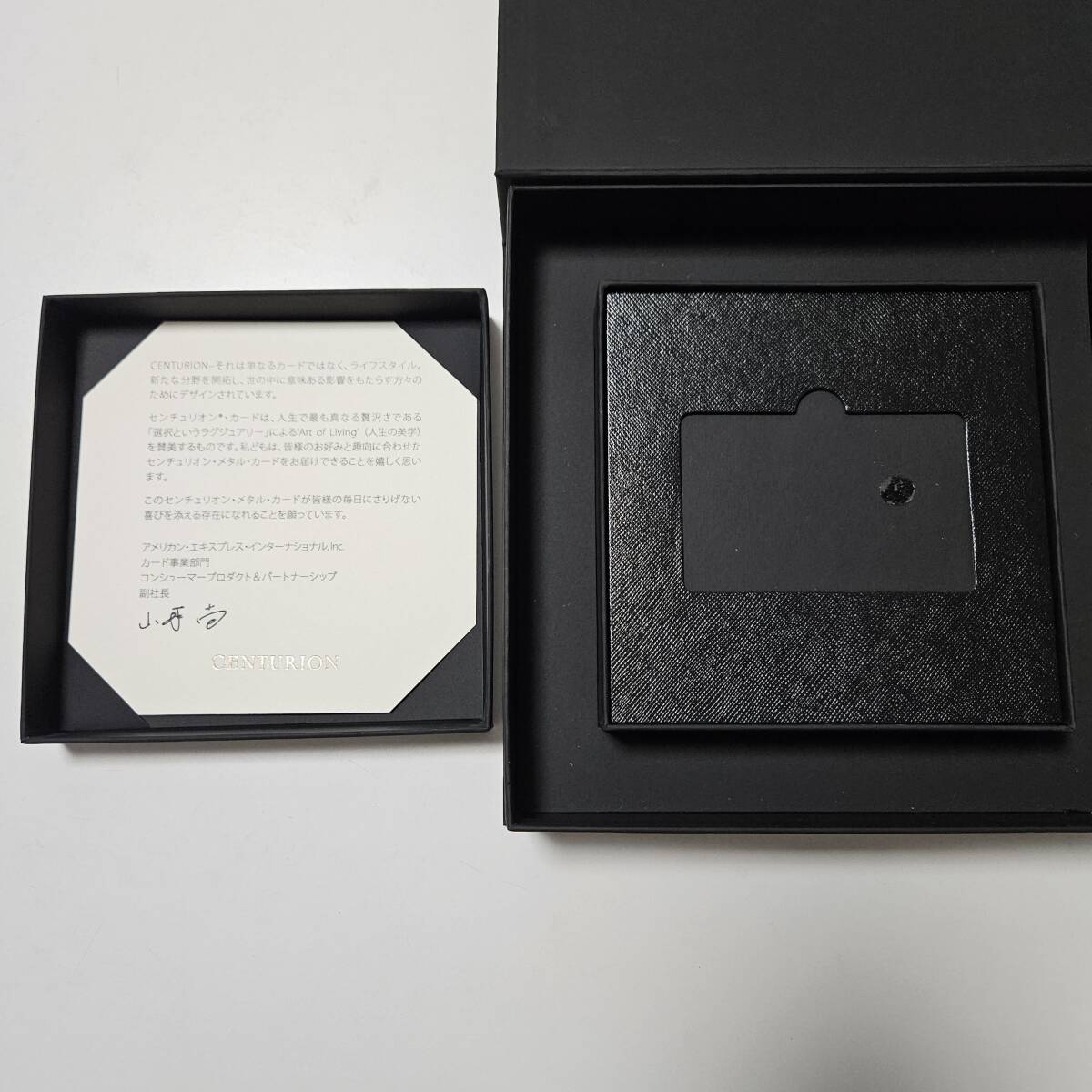 ○AMEX○【資料用】Centurion Card センチュリオンカード