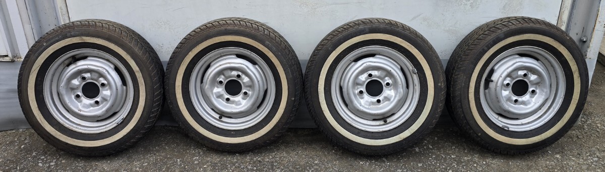ダッジ ラム バン 純正 クロームメッキ スチールホイール 4本 PCD139.7 