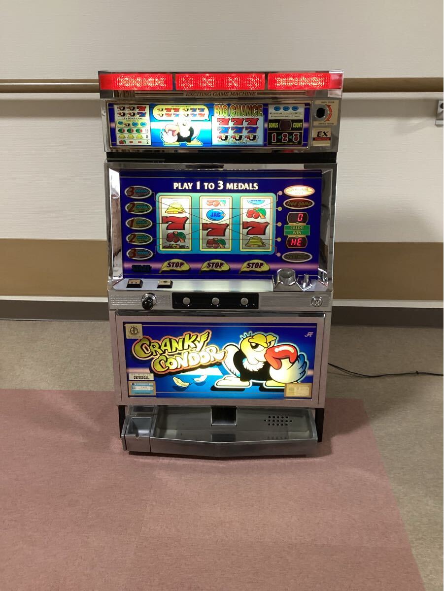 名機】 クランキーコンドル 実機 ボタン故障 4号機 パチスロ
