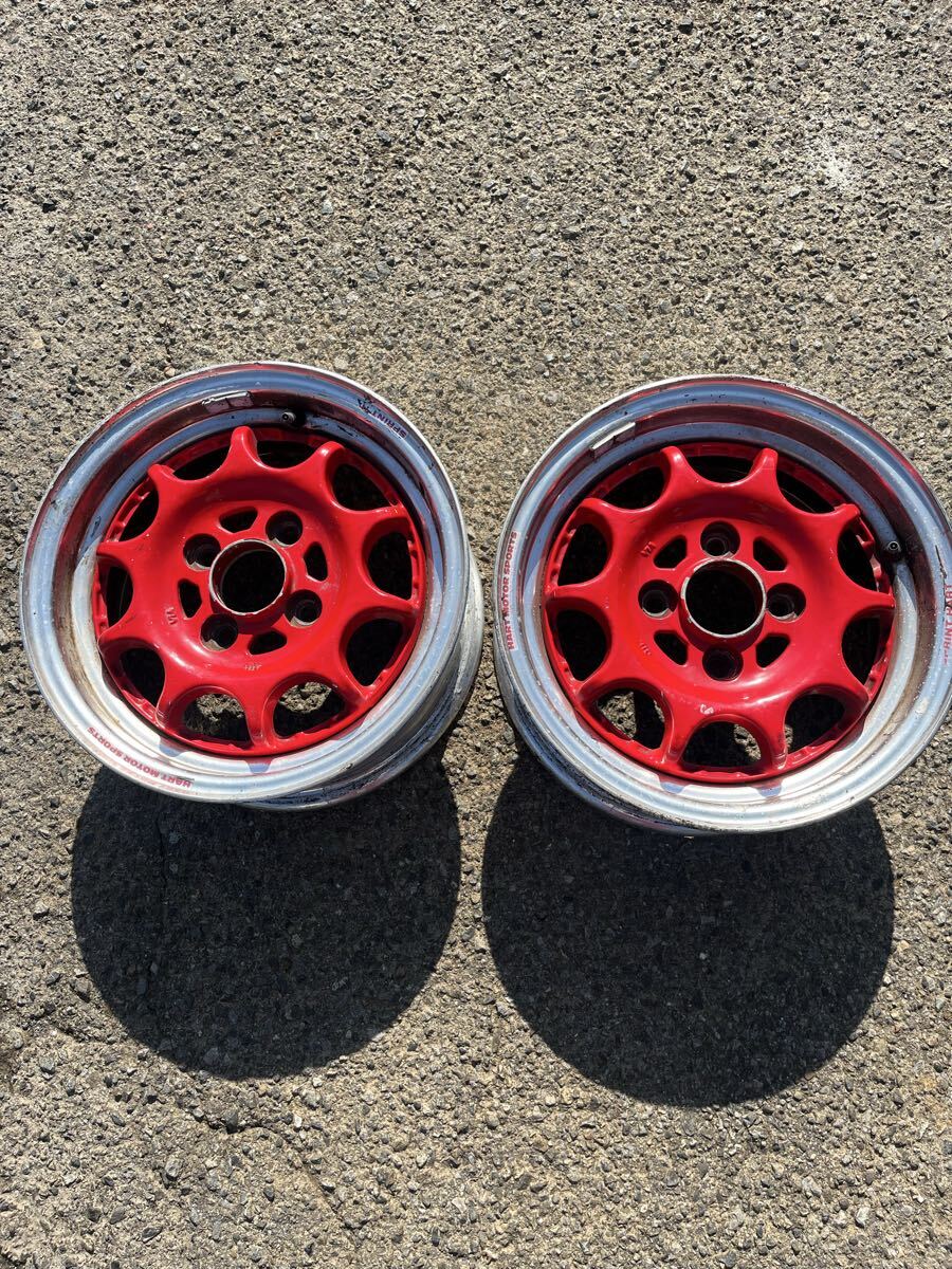 2枚のみ 中古ホイール タケチプロジェクト スプリントハート 13インチ