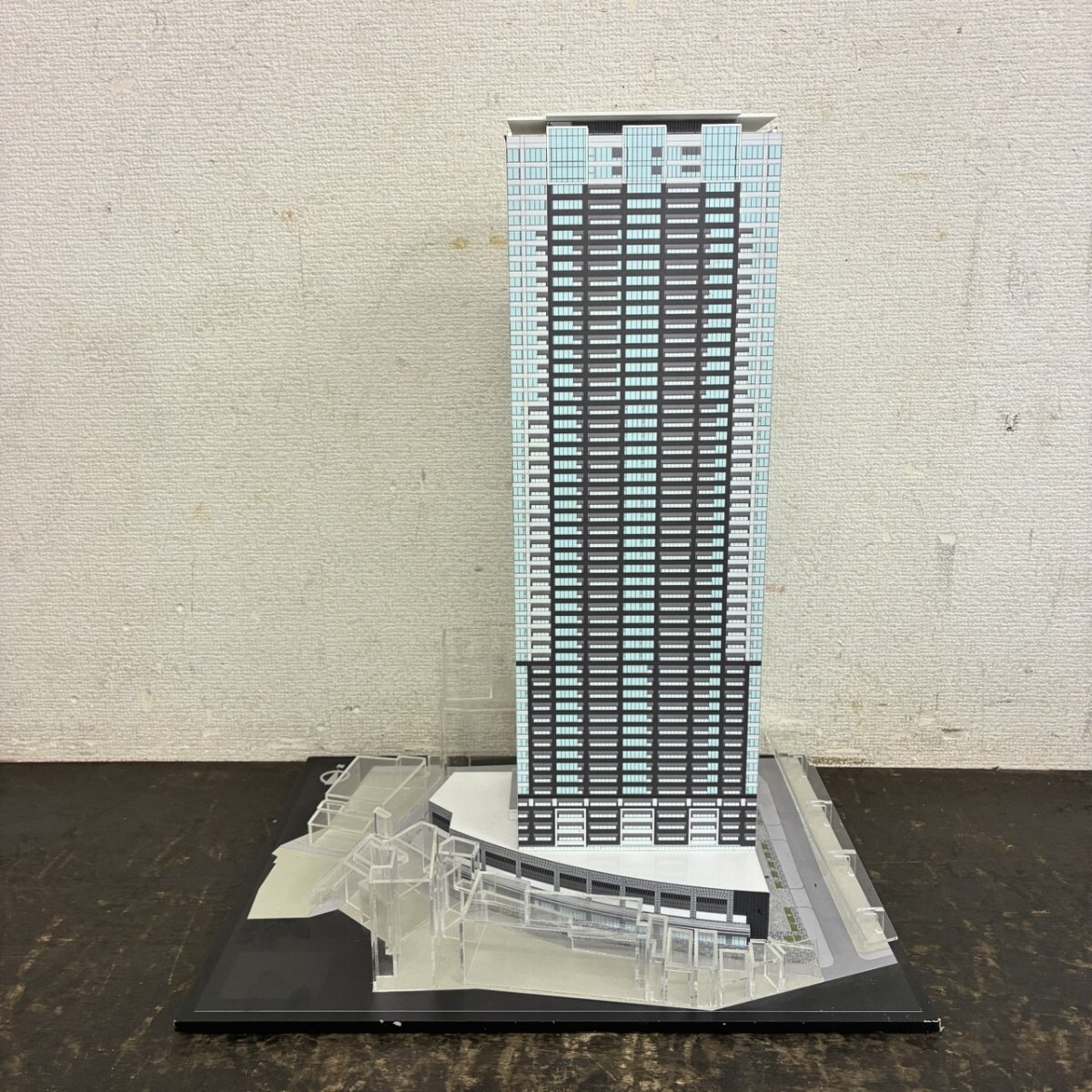 タワマンジオラマ マンション ジオラマ Nゲージ 自作ストラクチャー 超