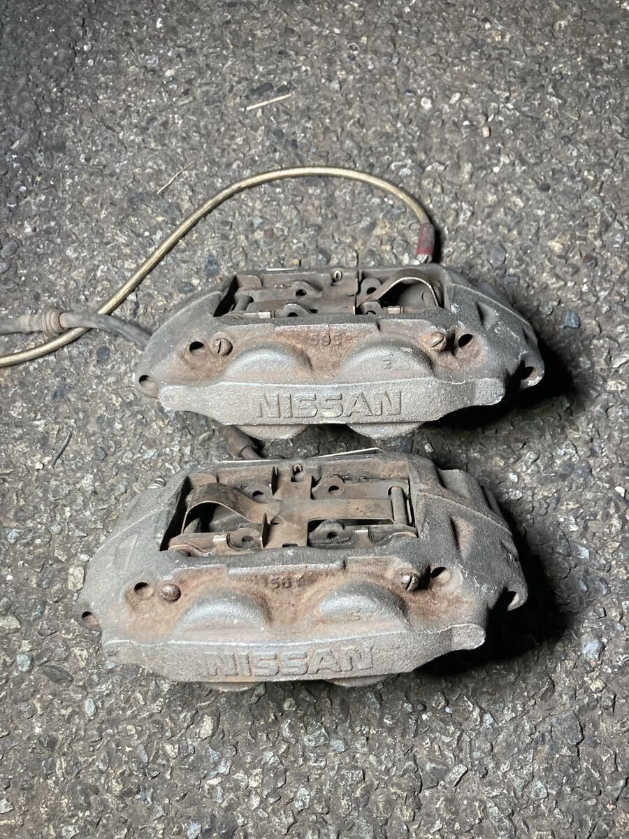 HCR32 スカイライン タイプM フロントキャリパー ローター セット 4POT