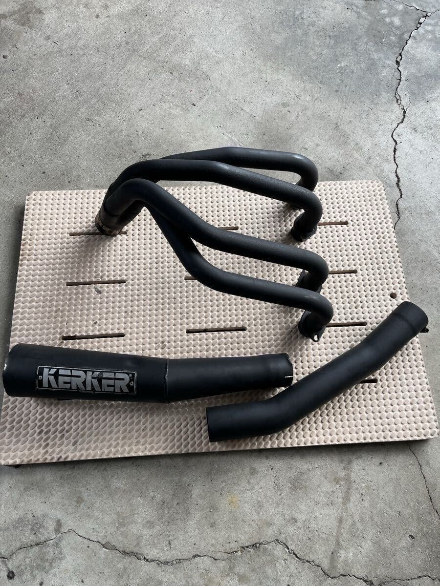 美品 凹み無し ゼファー400 ゼファーχ カーカー メガホンマフラー