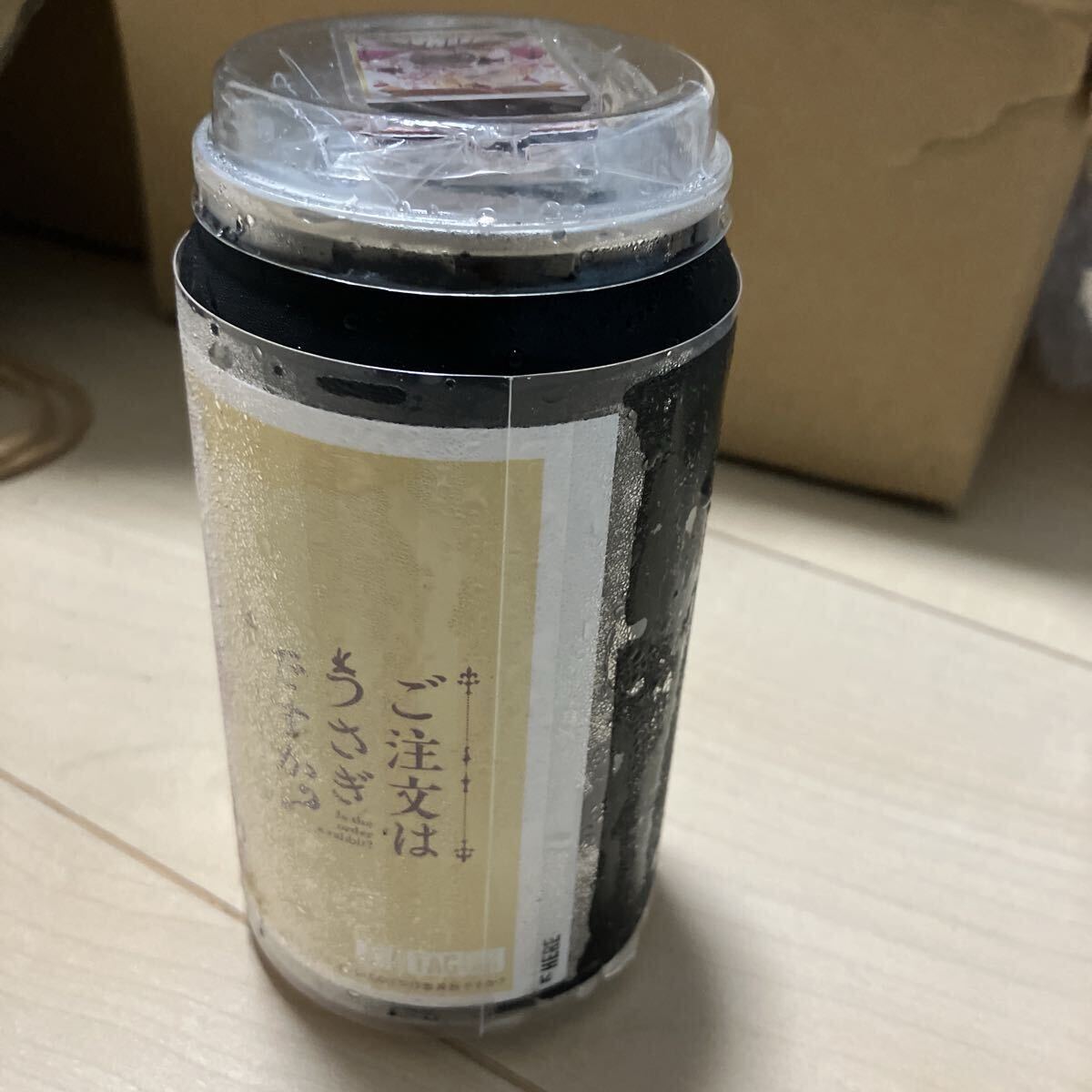 未使用】ご注文はうさぎですか？ オリジナルラベル缶 サントリー 自動