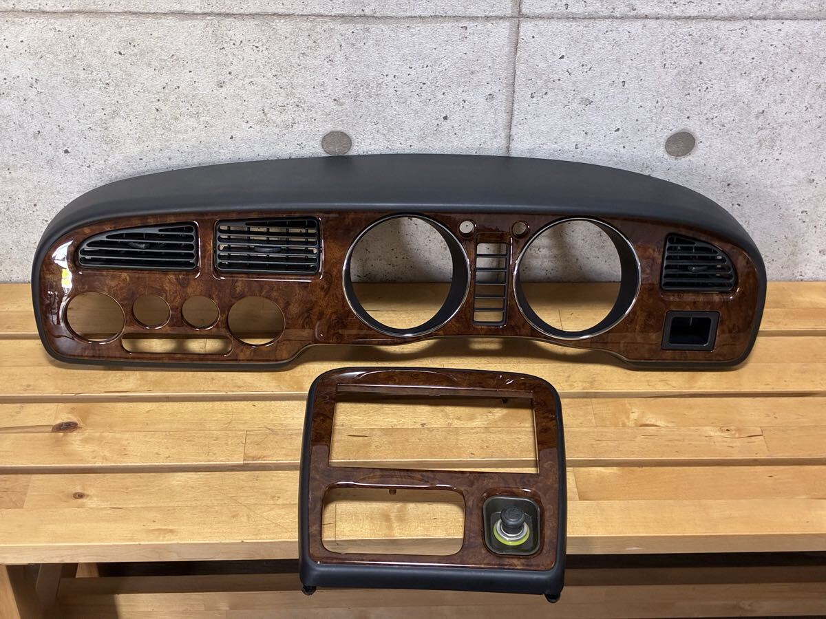 中古】Y3264@L700S 700系 ダイハツ ミラジーノ 木目 パネルセット